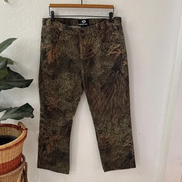 Mossy Oak Camo Hunting Streetwear Pants 36x30 100% cotton - Picture 1 of 4